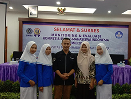 Kegiatan Monitoring dan Evaluasi Kompetisi Bisnis Mahasiswa Indonesia di Universitas Muhammadiyah Sumatera Utara