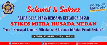 Selamat dan Sukses Acara Buka Puasa Bersama Keluarga Besar STIKes Mitra Husada Medan Tahun 1443 H/ 2022 M