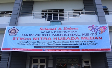 Peringatan Hari Guru Nasional 2020 STIKes Mitra Husada Medan