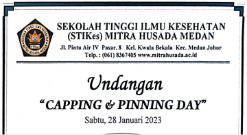 Undangan Capping dan Pinning Day Mahasiswa STIKes Mitra Husada Medan