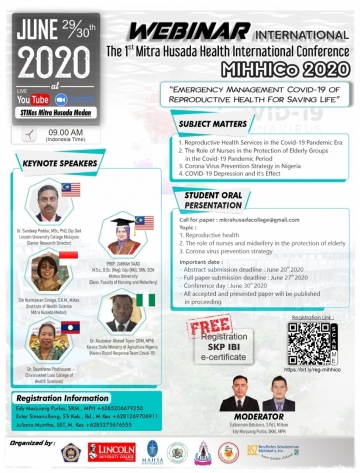 [LIVE] Webinar International The 1(st) Mitra Husada Health International Conference MIHHICo 2020