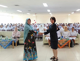 Orientasi Pengalaman Belajar Mahasiswa STIKes Mitra Husada Medan di Rumah Sakit Universitas Sumatera Utara. Senin, 04 November 2019